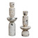 Nouveau Sculptures Set/2 in Natural White (52|17124)
