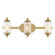 Holton Three Light Bathroom Vanity in Warm Brass (51|830243322)