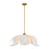 Elsie Six Light Pendant in Warm Brass (51|771626322)