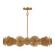Abbott Five Light Pendant in Distressed Gold (51|76381560)