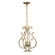 Lombard Three Light Pendant in Noble Brass (51|760953127)