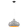 Jade One Light Pendant in Black and White Shell (51|730951201)