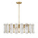 Antolini Five Light Pendant in Warm Brass (51|729115322)