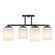 Herron Four Light Semi-Flush Mount in Matte Black (51|64693489)