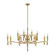 Tremont 12 Light Chandelier in Riviera Brass (51|1941812220)