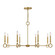 Noah Eight Light Chandelier in Gold Armory (51|16847893)
