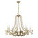 Lombard Eight Light Chandelier in Noble Brass (51|160978127)