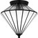 Tiffany Three Light Flush Mount in Matte Black (10|TF6812MBK)
