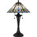 Tiffany Two Light Table Lamp in Matte Black (10|TF6764MBK)