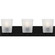 Gray Three Light Bath in Matte Black (10|RAY8624MBK)
