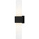Quoizel Wood Two Light Wall Sconce in Matte Black (10|QW6800MBK)