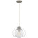 Quoizel Piccolo Pendant One Light Mini Pendant in Brushed Nickel (10|QPP6774BN)