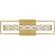 Dazzle LED Bath Light in Soft Gold (10|PCDZ8524SGD)