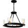 Gloucester Four Light Chandelier in Matte Black (10|GLC5020MBK)