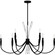 Cecily Nine Light Chandelier in Matte Black (10|CCY5040MBK)