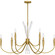 Cecily Nine Light Chandelier in Brushed Gold (10|CCY5040BRG)