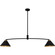 Alscott Two Light Linear Chandelier in Matte Black (10|ALS252MBK)