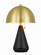 Shelby Two Light Table Lamp in Flat Black/Satin Brass (46|87014FBSBT)