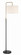 Ingraham One Light Floor Lamp in Flat Black/Satin Brass (46|87008FBSBF)
