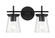 Connell Two Light Vanity in Flat Black (46|60402FB)