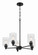Lyndsey Five Light Chandelier in Flat Black (46|60225FB)