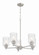 Lyndsey Five Light Chandelier in Brushed Polished Nickel (46|60225BNK)