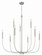 Traci Nine Light Chandelier in Brushed Polished Nickel (46|59829BNK)