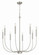 Traci Eight Light Chandelier in Brushed Polished Nickel (46|59828BNK)