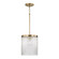 Vaughn One Light Pendant in Aged Brass (65|356211AD)