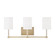 Ingrid Three Light Vanity in Matte Brass (65|157031MA715)