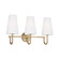 Averitt Three Light Vanity in Aged Brass (65|155231AD550)