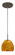 Bolla One Light Pendant in Bronze (74|1BT412218BR)