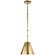 Goodman One Light Pendant in Hand-Rubbed Antique Brass (268|TOB5089HABTST) Goodman One Light Pendant in Hand-Rubbed Antique Brass (268|TOB5089HABTST)