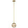 Melange LED Pendant in Antique-Burnished Brass (268|KW5611ABALB)