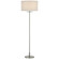 Walker LED Floor Lamp in Burnished Silver Leaf (268|KS1069BSLLCL)