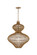 Irvine One Light Pendant in Patina Brass (67|F3820PBR)