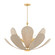 Nadine Six Light Chandelier in Aged Brass (428|H1024806AGB)