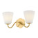 Leonella Two Light Bath in Aged Brass (428|H1017302AGB)