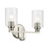 Gioe Two Light Bath in Brushed Nickel (12|55225NIFLU)