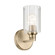 Gioe One Light Wall Sconce in Champagne Bronze (12|55224CPZFLU)