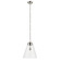 Marsailli One Light Pendant in Polished Nickel (12|52662PNCLR)