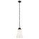 Marsailli One Light Pendant in Black (12|52661BK)