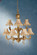 Monticello 35'' Chandelier in Satin Gold/Silver Wash (57|49380)