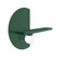 Doesburg One Light Wall Sconce in Forest Green (518|WMD01042)