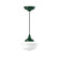 Schoolhouse One Light Pendant in Forest Green (518|PEF02142C11)