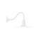 Radial One Light Gooseneck Wall Light in White (518|GNV15844)