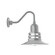 Atomic One Light Gooseneck Wall Light in Painted Galvanized (518|GNV14849)
