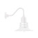 Atomic One Light Gooseneck Wall Light in White (518|GNV14844)