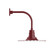 Radial One Light Curved Arm Wall Light in Vermillion (518|GNU15926B01G05)