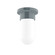 Gambler One Light Flush Mount in Slate Gray (518|FME04040)